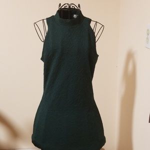 Garage dark green mini dress size S